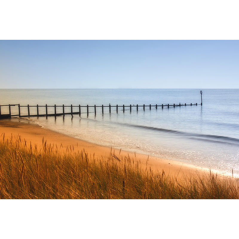 Beach Mural Wall Covering for Bathroom Decorative Eco-friendly Wallpaper