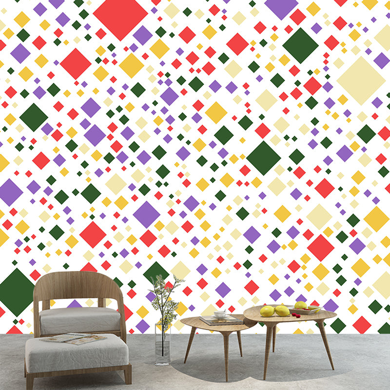 Horizontal Illustration Mural Covering Moisture Resistant Multiple Sizes Available