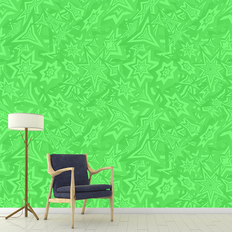 House Interior Wall Mural Geometry Environment Friendly for Sitting Room