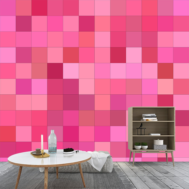 Square Illustration Wall Covering Eco-friendly Multiple Sizes Available