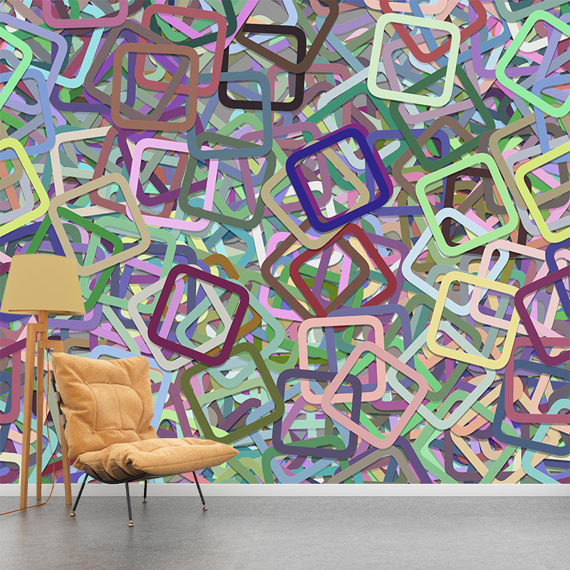 Geometry Wall Mural for Living Room Minimalist Decorative Painting Wall Decor