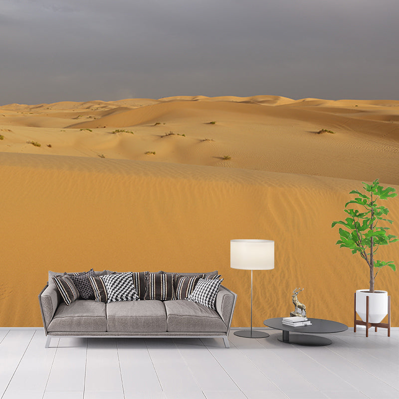 Desolate Desert Mural Wallpaper Home Decor Moisture Resistant for Sitting Room