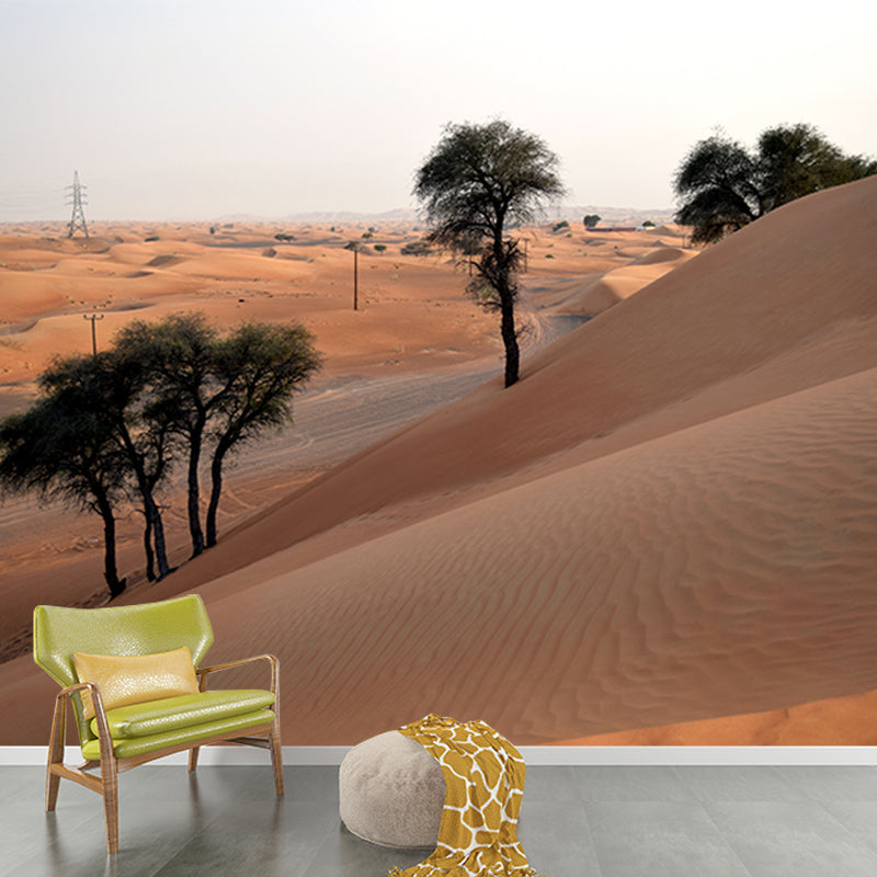 Desert Mural Decal Stain Resistant Living Room Wall Decor, Made to Measure