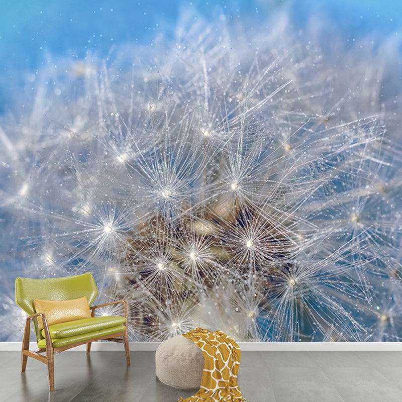 Modernism Living Room Mural Wallpaper Dandelion Interior Decoration, Waterproofing