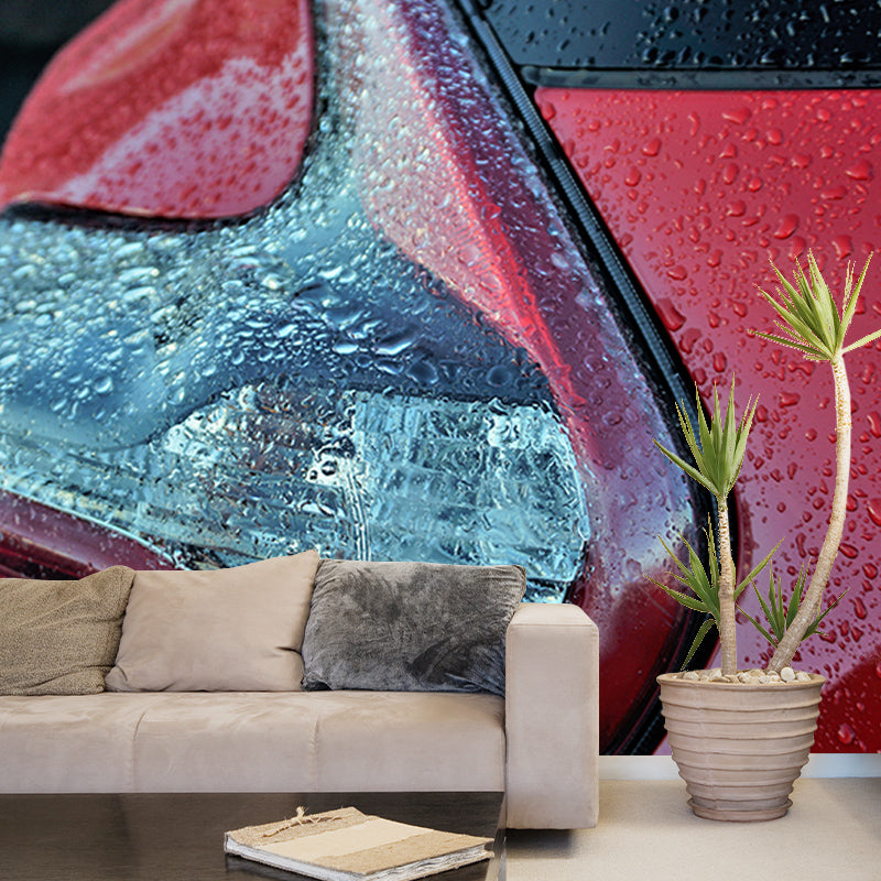 Contemporary Car Wall Covering for Sleeping Room, Custom Size Available