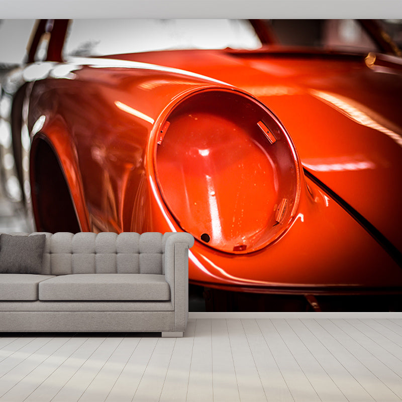 Contemporary Car Wall Covering for Sleeping Room, Custom Size Available
