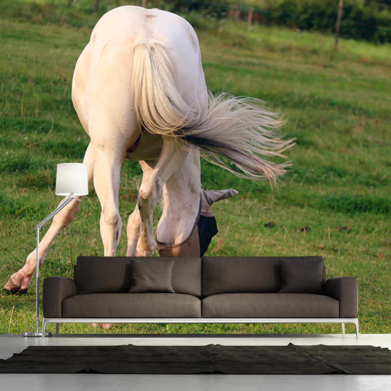Horse Wall Mural Decal Moisture Resistant Modern Living Room Wall Covering