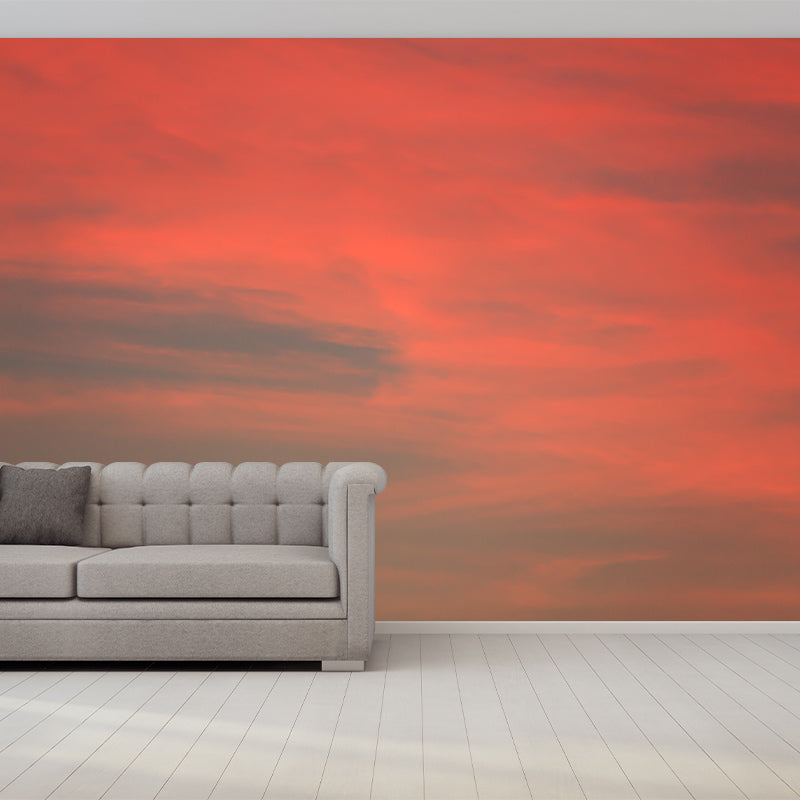 Sky Photo Mural Wallpaper Wall Art for Bar and Coffee Shop, Stain Resistant