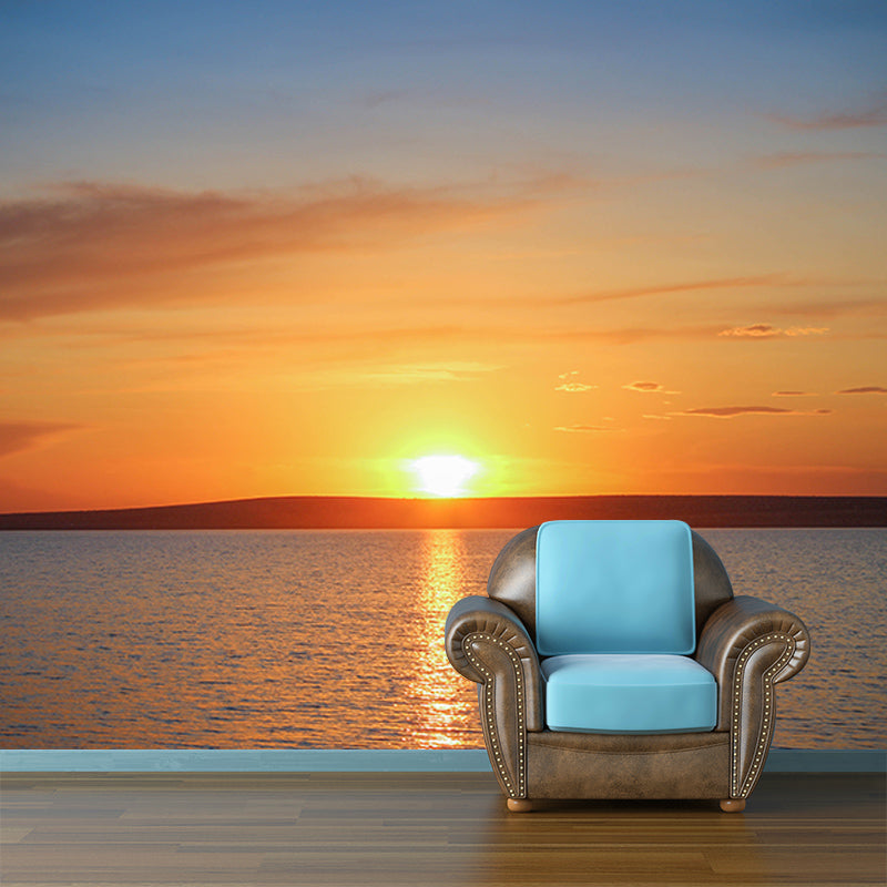 Sky and Cloud Mural Wallpaper for Resting Room Decor, Custom Size Available