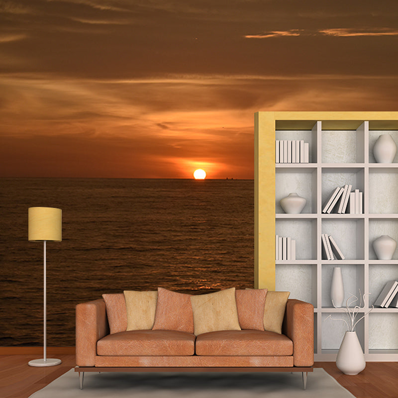 Sky and Cloud Mural Wallpaper for Resting Room Decor, Custom Size Available