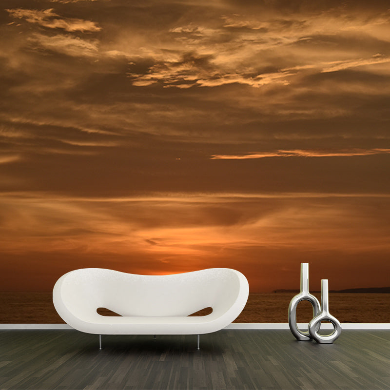 Sky and Cloud Mural Wallpaper for Resting Room Decor, Custom Size Available