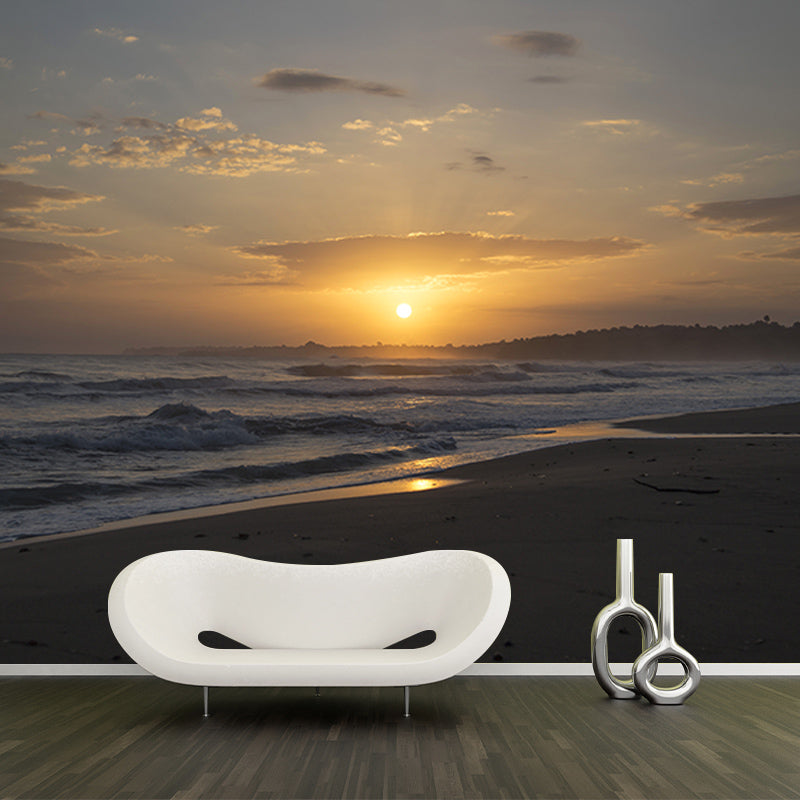 Beach Wall Murals for Guest Room Bathroom Moisture Resistant, Custom Size Available