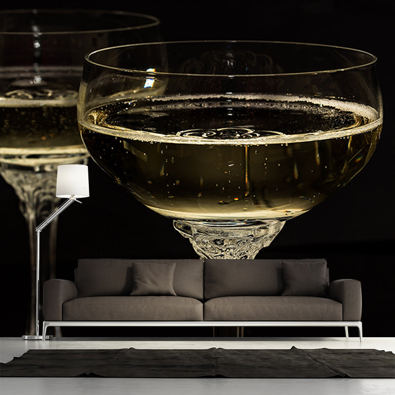 Wine Mural Wallpaper Modern Decorative Restaurant, Custom Size Available