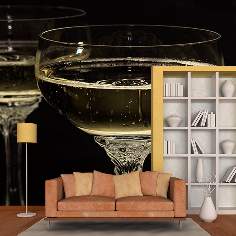 Wine Mural Wallpaper Modern Decorative Restaurant, Custom Size Available