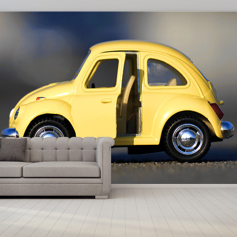 Modern Transportation Car Mural Wallpaper Full Size Wall Decor for Bedroom