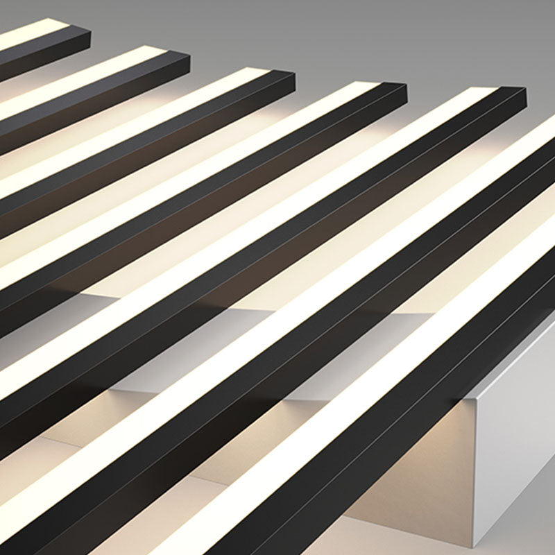 Éclairage encastré linéaire moderne LED plafonnier encastré avec abat - jour acrylique