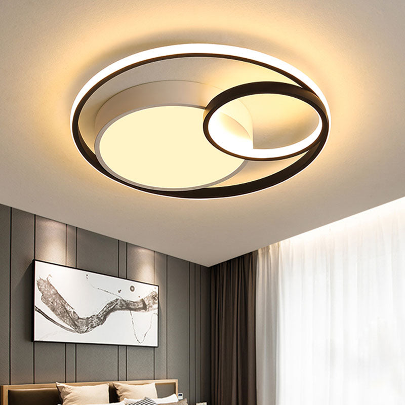 Lámparas de techo empotradas LED circulares con iluminación empotrada contemporánea