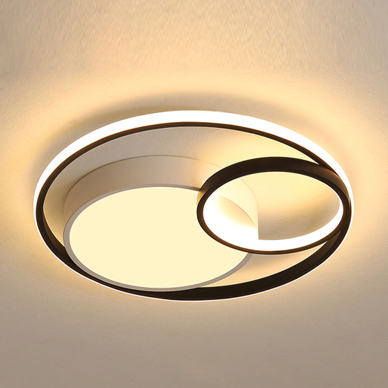 Lámparas de techo empotradas LED circulares con iluminación empotrada contemporánea