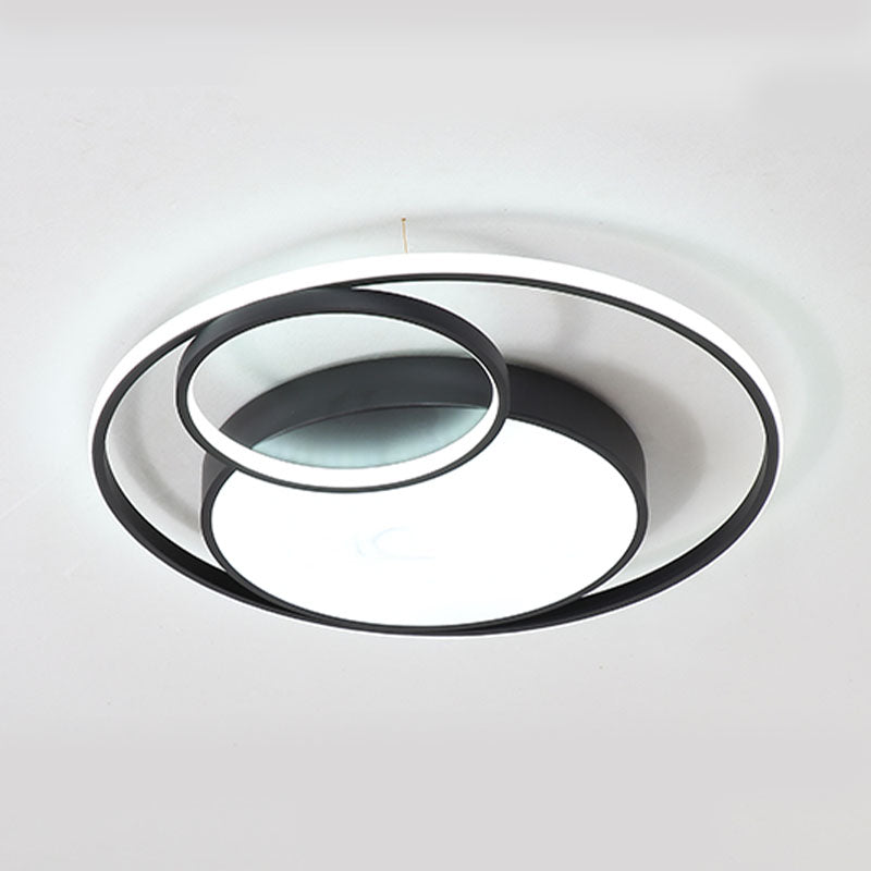 Lámparas de techo empotradas LED circulares con iluminación empotrada contemporánea