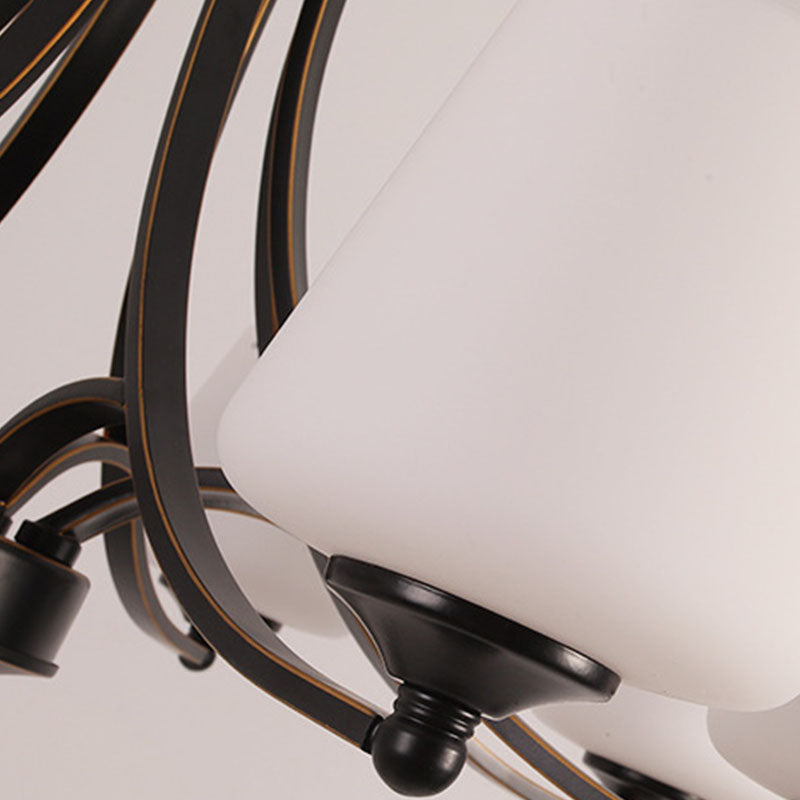 Branch Chandelier Modern Style Glass Multi Lights Chandelier Lighting Fixtures