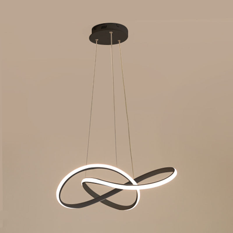 Moderner einfacher charakteristischer Stil LED Hängende Kronleuchterlicht für Esszimmerbars