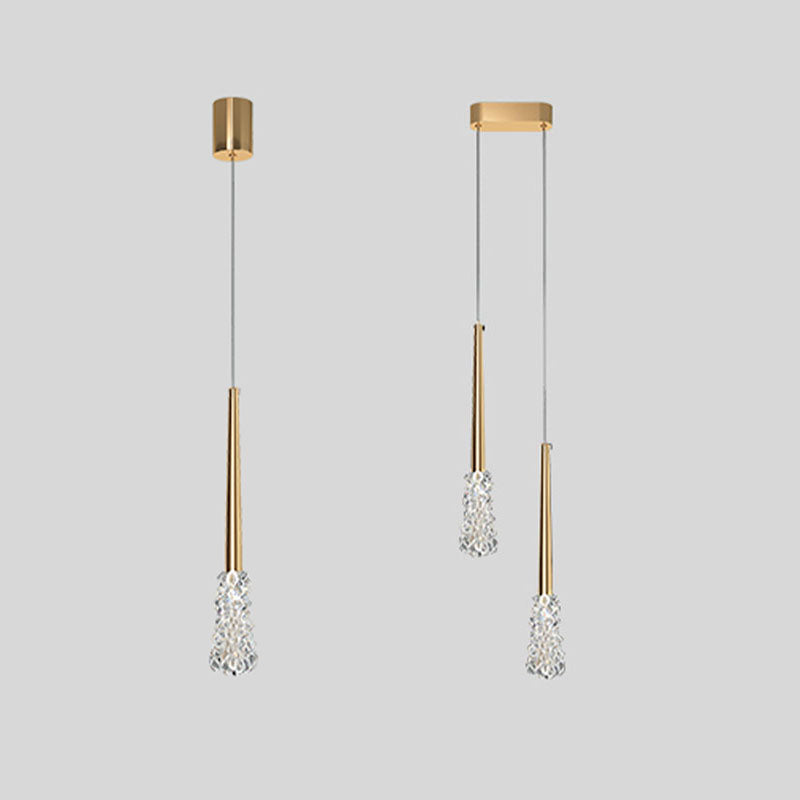 Kristall verjüngte Beleuchtung Anhänger moderne Anhänger Deckenleuchten für Schlafzimmer