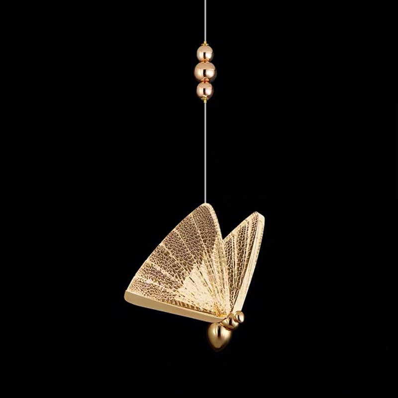 Moderner Butterfly Hängnisbeleuchtung Acryl Decke Anhängerlampe