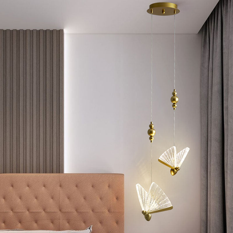Klarer Schmetterling hängende Deckenleuchte modern