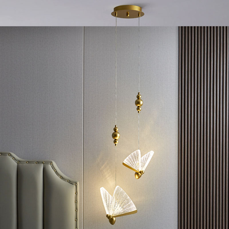 Klarer Schmetterling hängende Deckenleuchte modern