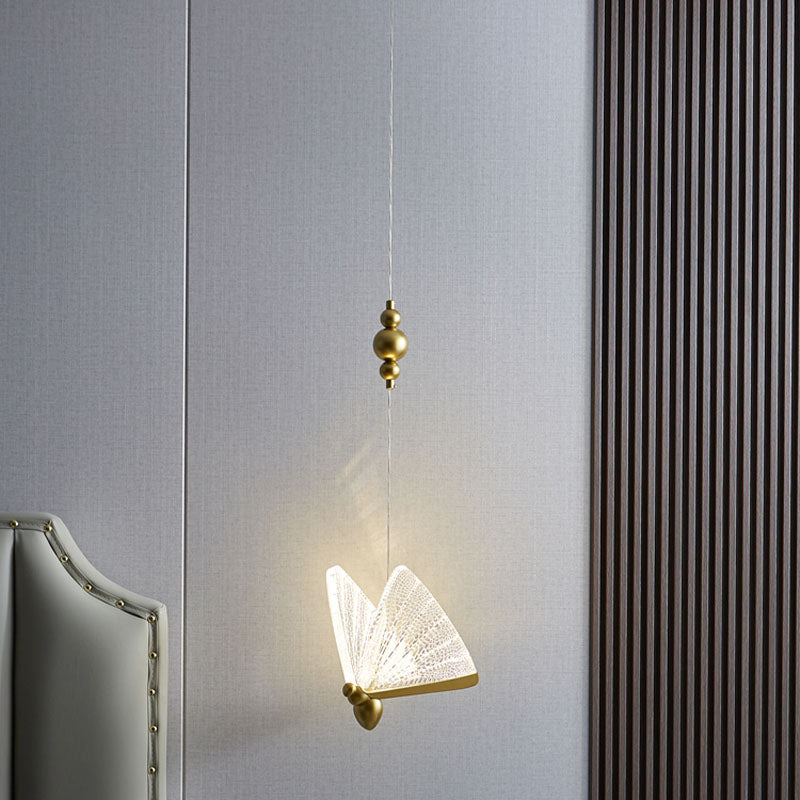 Klarer Schmetterling hängende Deckenleuchte modern
