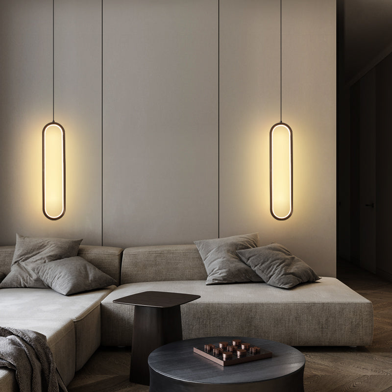 Metall geometrische Deckenhängung Licht moderner Stil 1-Licht-Anhänger Beleuchtungskörper