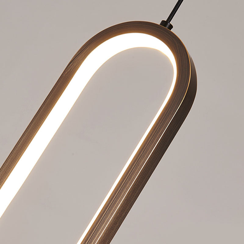 Metall geometrische Deckenhängung Licht moderner Stil 1-Licht-Anhänger Beleuchtungskörper