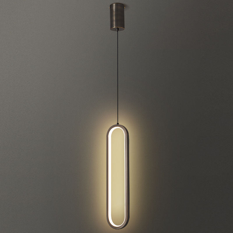 Metall geometrische Deckenhängung Licht moderner Stil 1-Licht-Anhänger Beleuchtungskörper