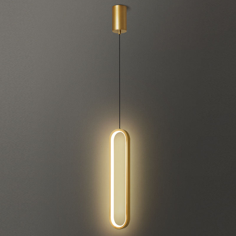 Metall geometrische Deckenhängung Licht moderner Stil 1-Licht-Anhänger Beleuchtungskörper