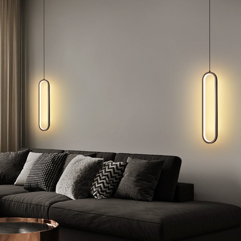 Metall geometrische Deckenhängung Licht moderner Stil 1-Licht-Anhänger Beleuchtungskörper