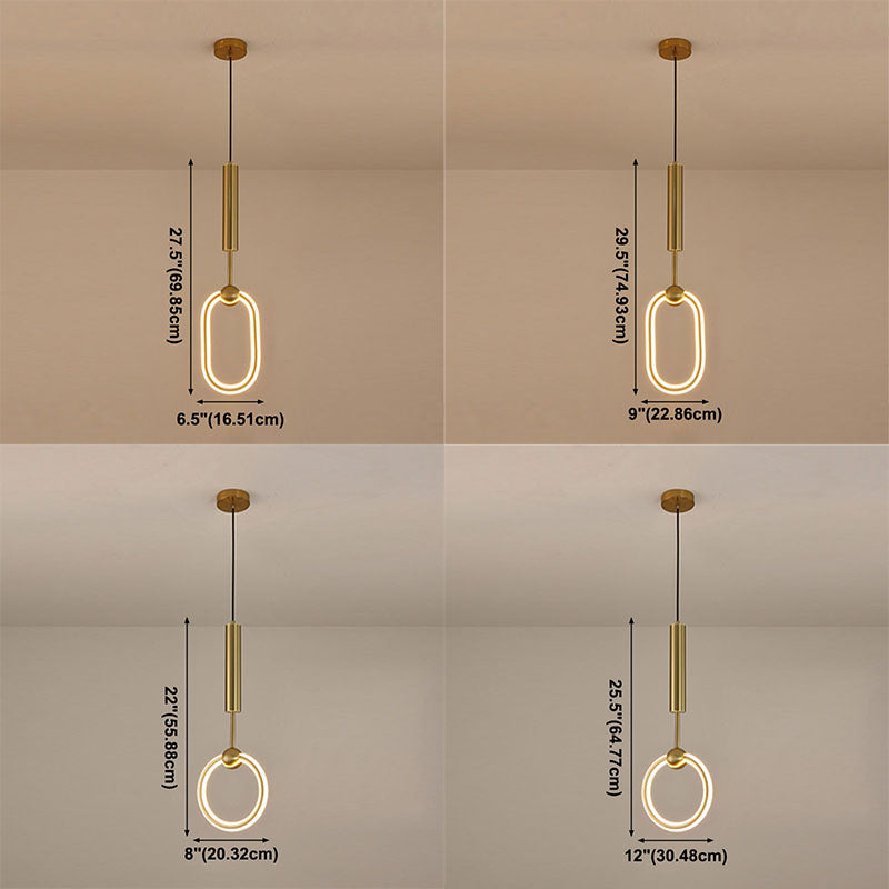 Iluminación colgante lineal minimalista, silicona de lujo colgante de silicona para sala de estar