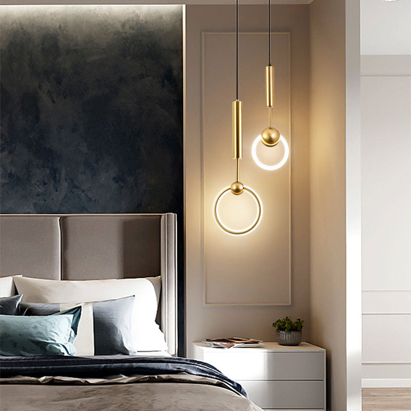 Minimalistische lineare Anhängerbeleuchtung, Luxus -Silikon -Licht für Wohnzimmer