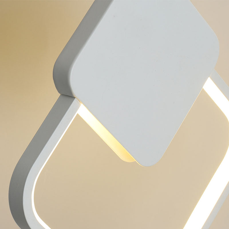 Minimalistische lineare Anhängerbeleuchtung, Metall und Acrylhänge Licht für Wohnzimmer
