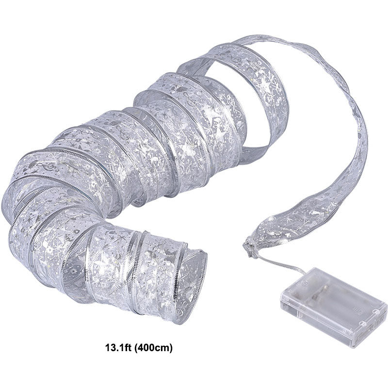 Modern Creative Rope Light Copper Wire Ribbon Light Post for Christmas Decorate