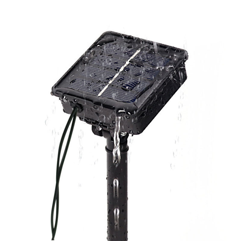 Modern Black Rope Light 50 Lights LED Global Outdoor Water Proof Light Post