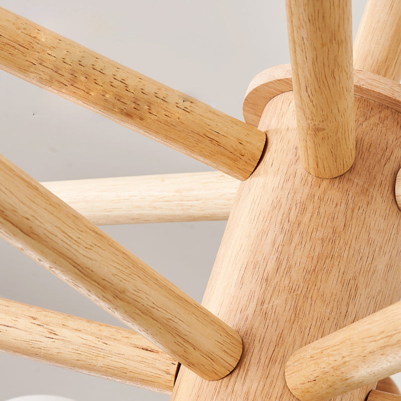 Globe Chandelier Light Fixtures Modern Multi-Head Beige Chandelier Lamp with Glass Shade