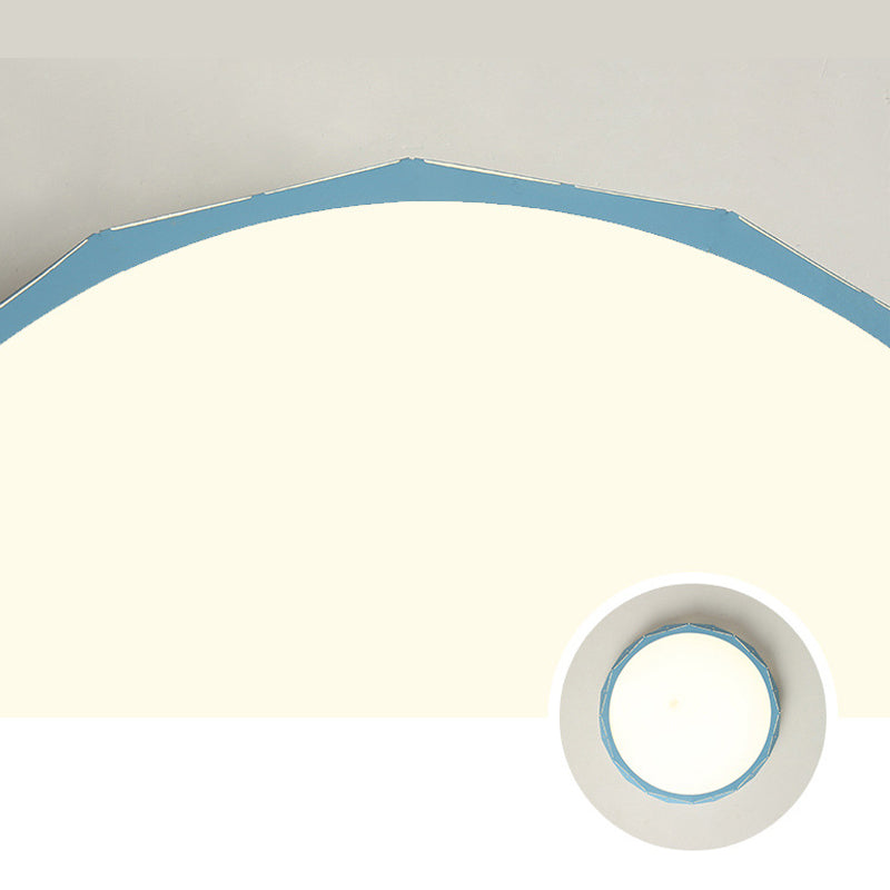 Plafonnier minimaliste pour chambre d'enfant, éclairage aérien LED en métal Macron