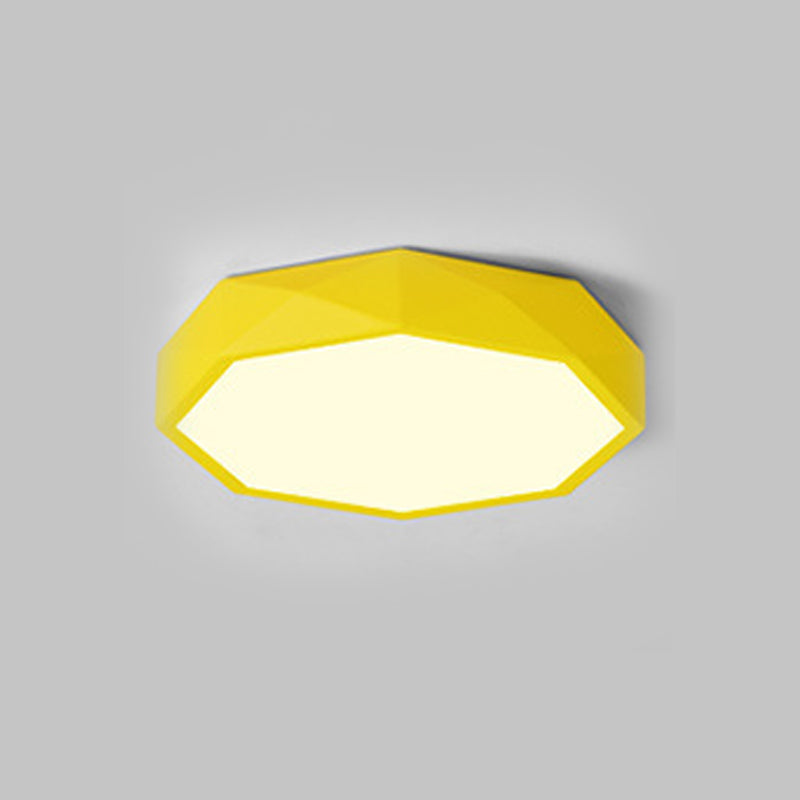 Macron luminaires géométriques plafonnier en acrylique métallique pour chambre à coucher pour enfants