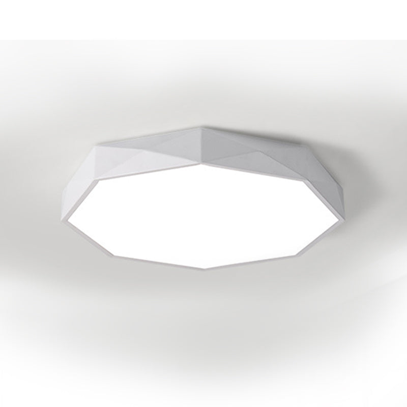 Macron Geometric Light Fixture Metal Acrylic Ceiling Mount Light for Child Bedroom