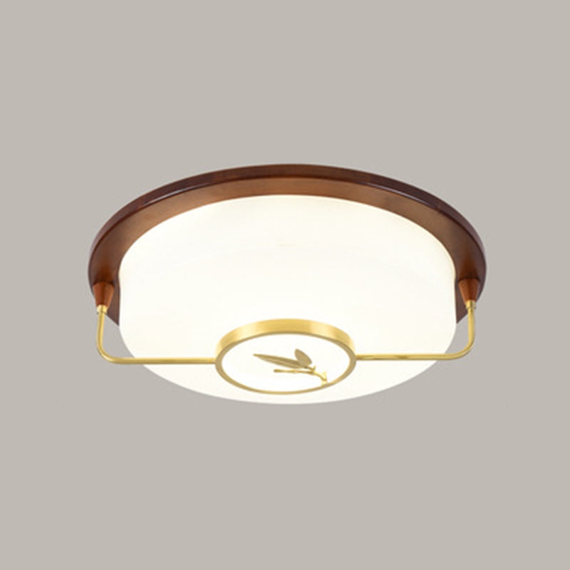 Modern Flush Mount Ceiling Light Fixture 1-Light Restaurant Flush Mount Lamp with Acrylic Shade
