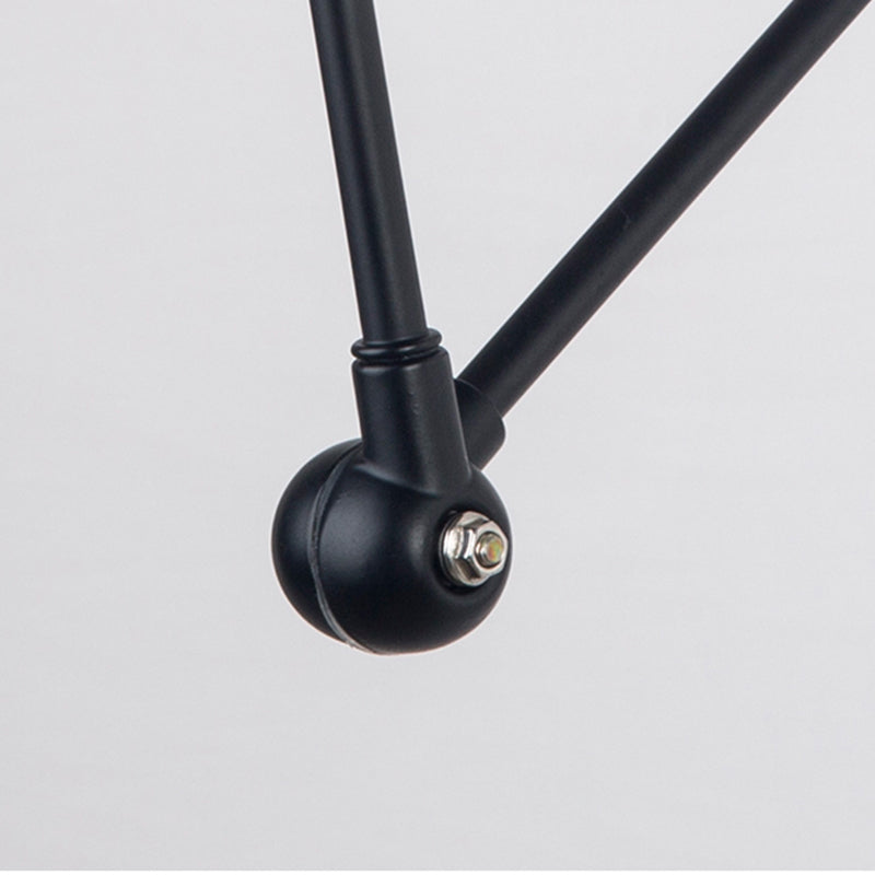 Lampe murale du bras swing dans le luminaire noir industriel noir pour le restaurant de la cuisine