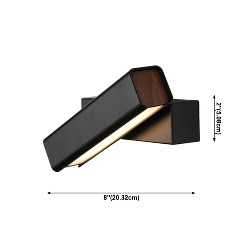 Rotatable Bedside LED Reading Lamp Flush Mount Wall Sconce for Bedroom