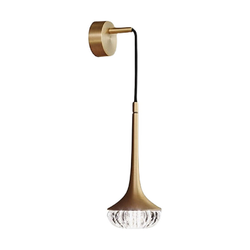 Crystal Sconce Light Fixture Postmodern Indoor Wall Lamp for Living Room Bedroom