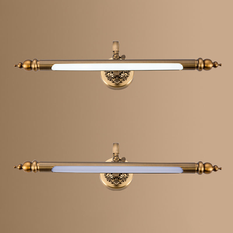 Idées d'éclairage mural à LED Minimaliste moderne sur miroir pour la salle de bain