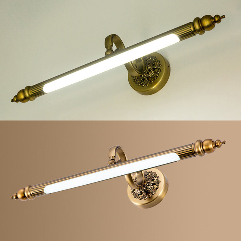 Idées d'éclairage mural à LED Minimaliste moderne sur miroir pour la salle de bain